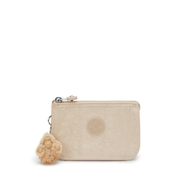 Τσαντάκι χειρός Creativity S Sparkled Beige Kipling Τσαντάκι χειρός Creativity S Sparkled Beige