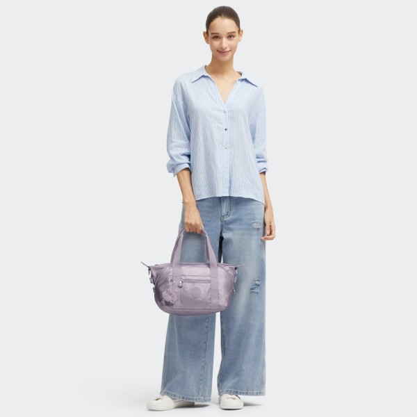 Kipling Τσάντα ώμου Art Mini Lilac Moon Metallic Kipling Τσάντα ώμου Art Mini Lilac Moon Metallic
