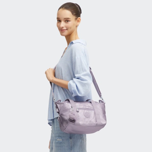 Kipling Τσάντα ώμου Art Mini Lilac Moon Metallic Kipling Τσάντα ώμου Art Mini Lilac Moon Metallic