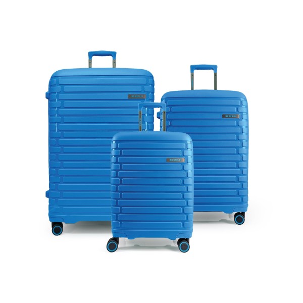 Σετ Βαλίτσες expandable 54-67-76cm Soda Blue