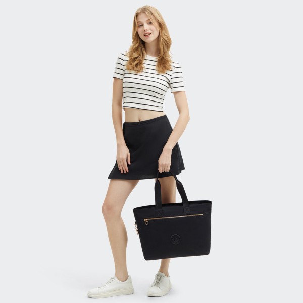 Kipling Τσάντα ώμου για laptop 15.6" Colissa Zip Black Rose Spice Kipling Τσάντα ώμου για laptop 15.6" Colissa Zip Black Rose Spice